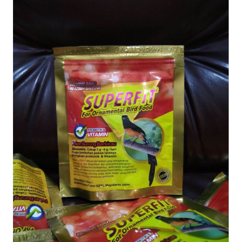 Superfit Gold Pakan Voer High Protein Untuk Burung Murai Anis Cililin Kacer Ciblek Cendet Dll