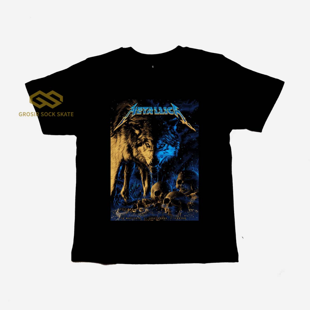 KAOS BAND ANAK/ KAOS MUSIK METALLICA 2 USIA 1-12 TAHUN