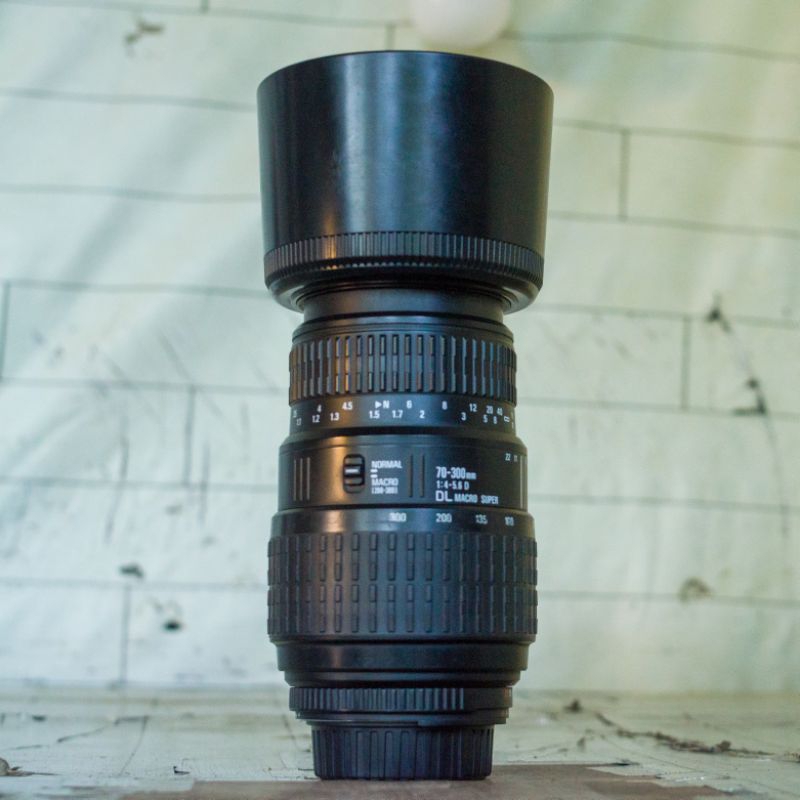 SIGMA Lensa 70-300mm F4-5,6 DL Macro Super - Lensa Sigma 70-300mm - For Nikon
