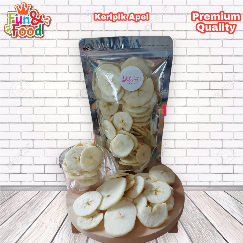 

Keripik Apel Kripik Buah Apple Chips Kualitas Premium
