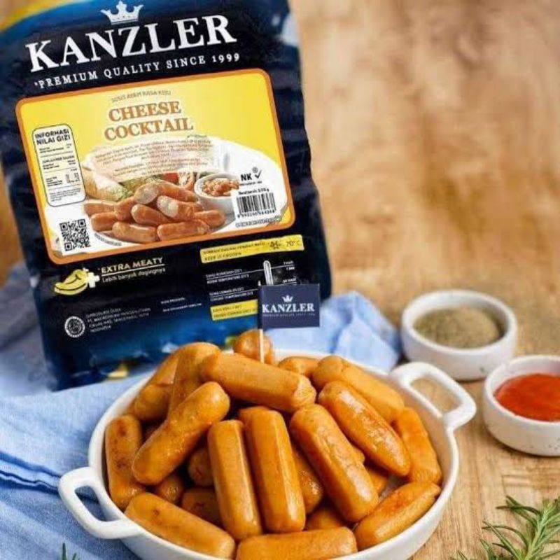 

Kanzler cheese cocktail 500 gr sosis (Frozen food)