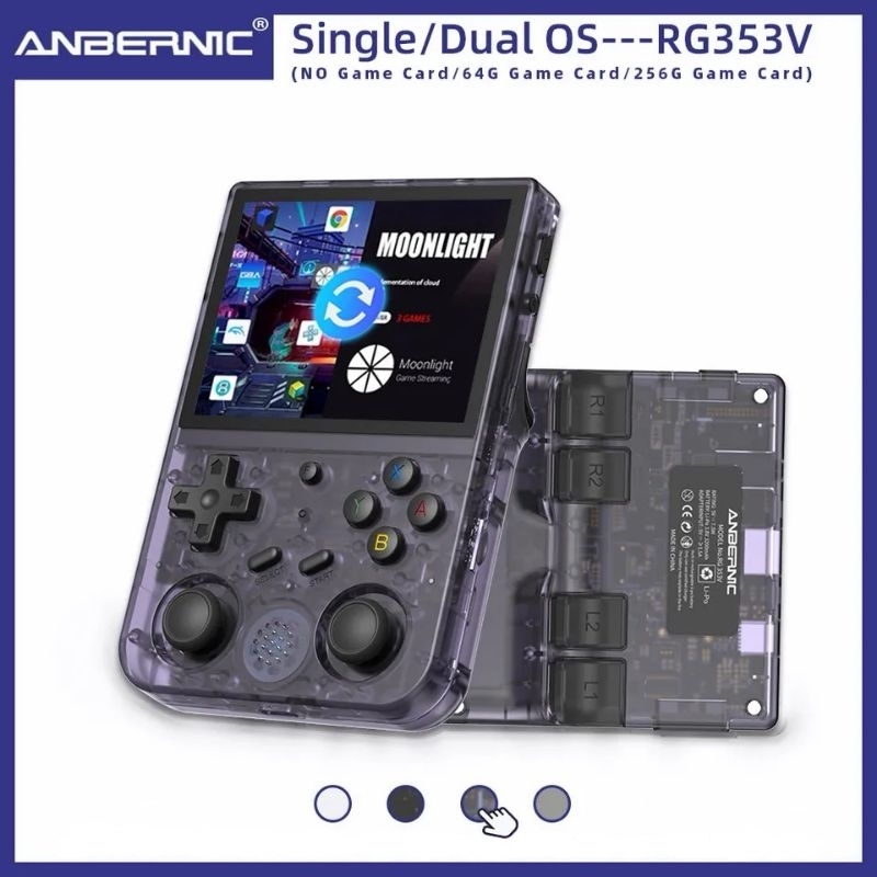 ANBERNIC RG353V Retro Handheld Game Console 3.5 Inch IPS Multi-touch Screen LPDDR4 Android&amp;Linux Wifi Video Games Player