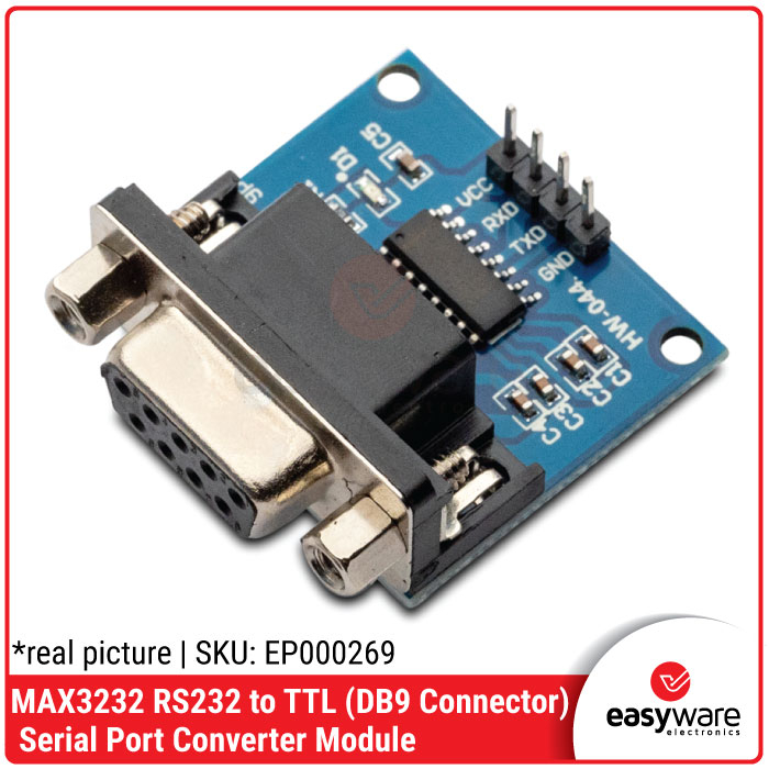 MAX3232 RS232 to TTL Serial Port Converter module  DB9 Connector