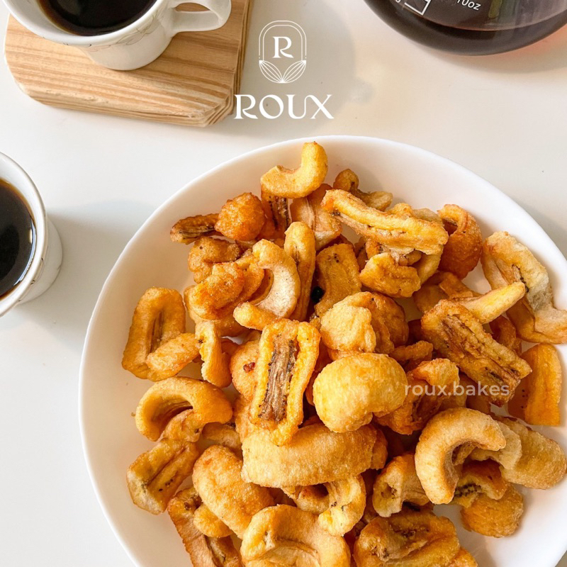 Maem_Yummy Fruit Crunch Rambak Buah Pisang Premium Toples 750Ml Enak Sehat Healthy Snack Manis Tanpa