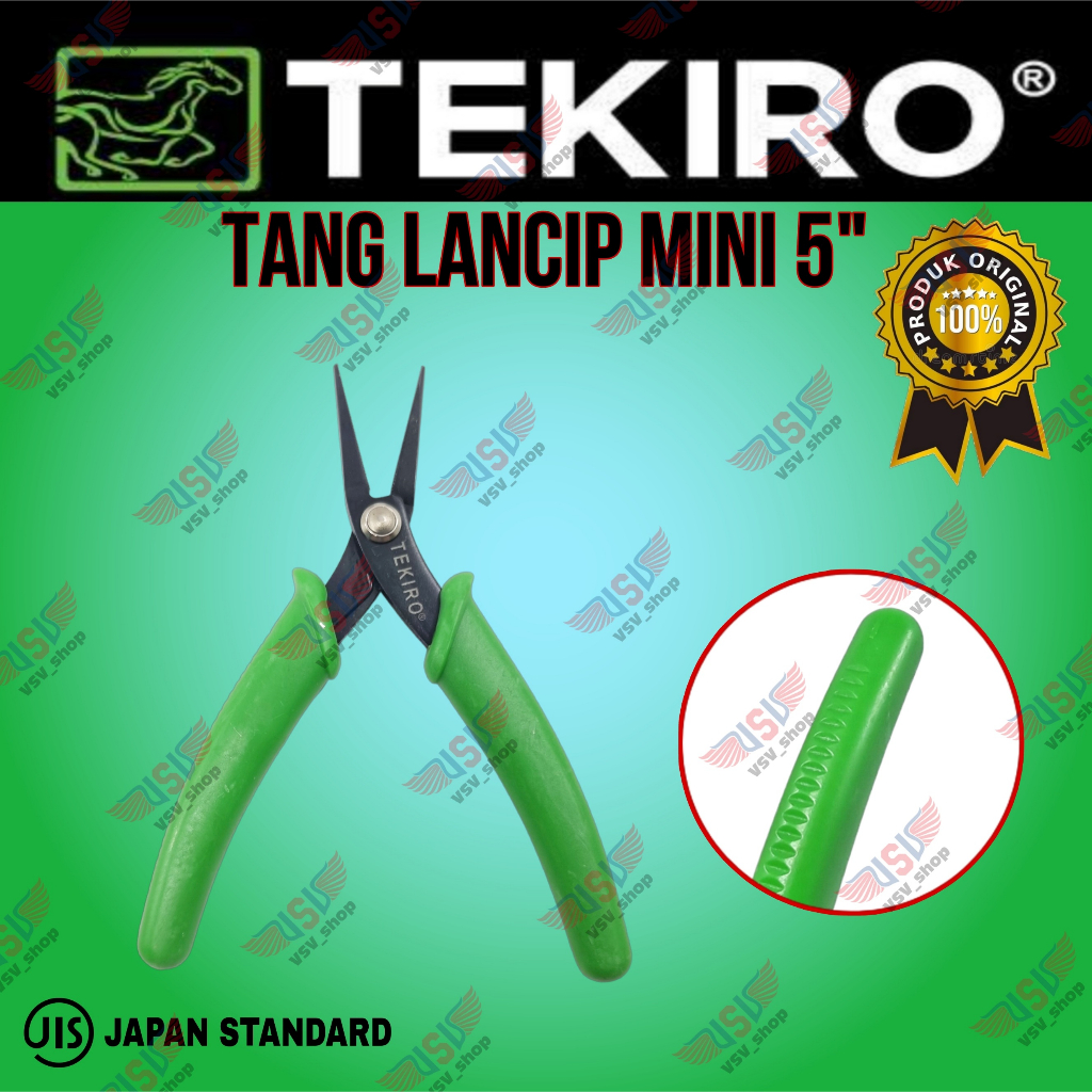 TEKIRO Tang Lancip Elektronik Mini 5 inchi Electronic Long nose Plier 5&quot;