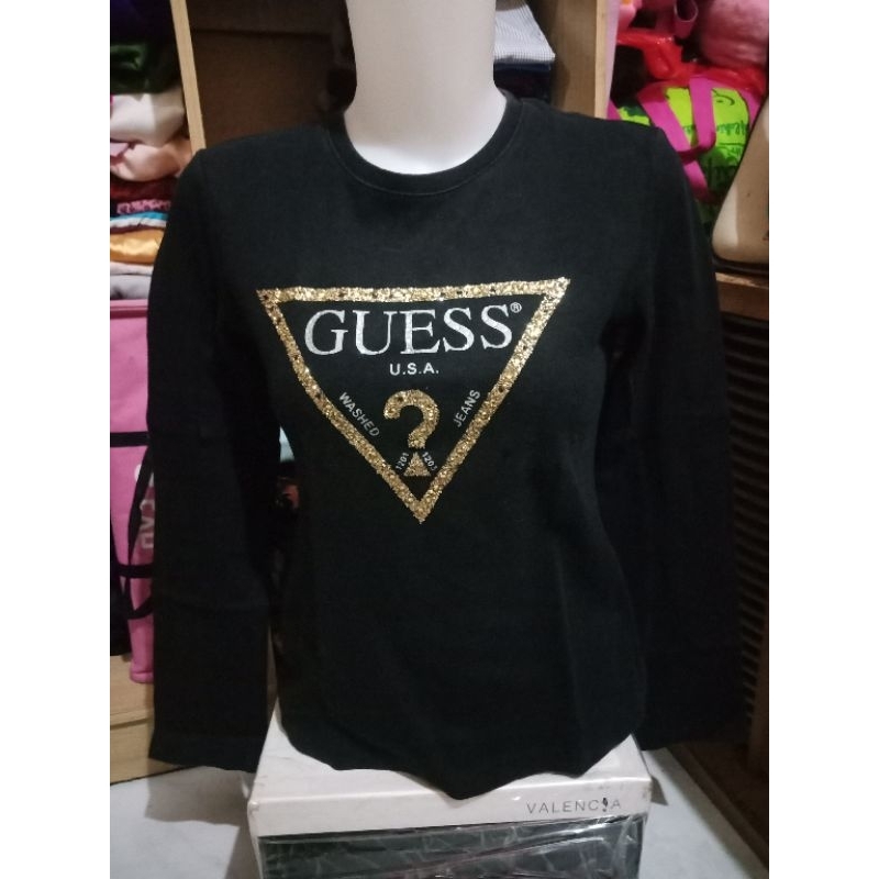 kaos panjang guess hitam? anak