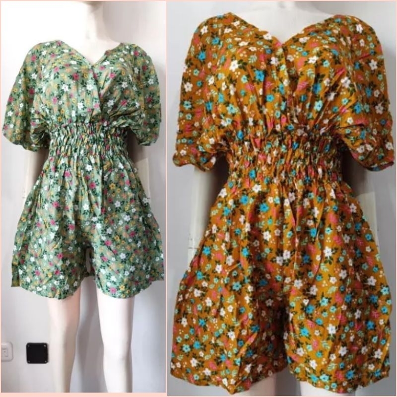 Baju Bali Jumpsuit Jumbo Kupu Bali LD 120/XXL