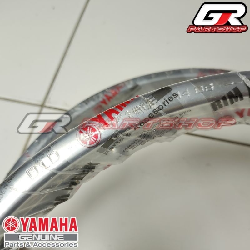 velg chrome set depan belakang ring 14 mio sporty smile mio j ori ygp original yamaha pelek kaleng veleg rim 14x140 14x160