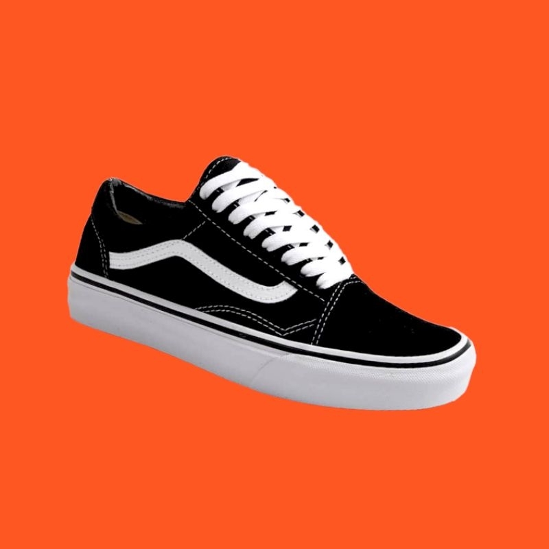 [BISA COD] VANS OLDSKOOL CLASSIC BLACKWHITE PREMIUM