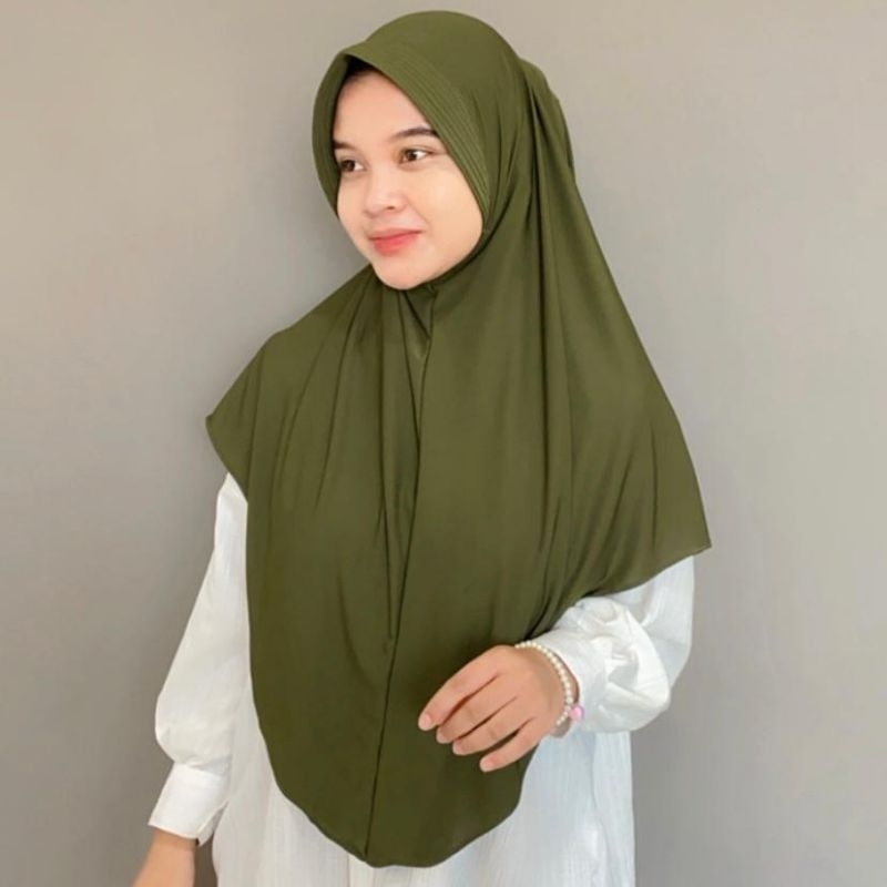 Maira Bergo instan Hijab instan jilbab jersey super premium sport syari penguin