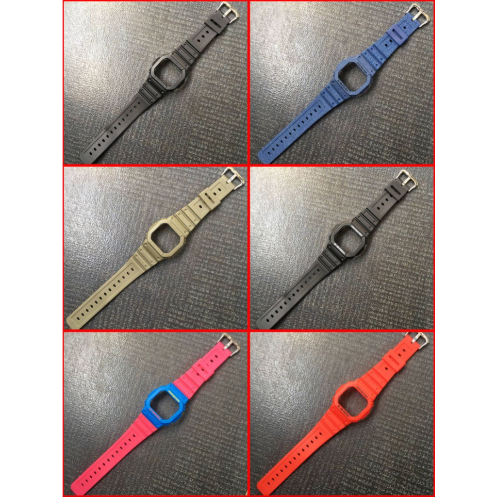 BNB STRAP BEZEL GSHOCK G SHOCK G 5600 GW M5600 GLX GLS 5600 SOLID COLOR