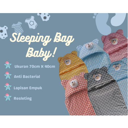 Selimut Bayi Badcover Bayi Selimut Bayi Baru Lahir Sleeping Bag Baby ASYAM BABY