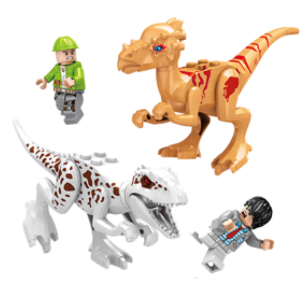 Mainan Block Dinosaurus JZ12080 Mainan Balok Susun Bricks Block Dinosaurus Mainan Dinosaurus Puzzle Dinosaurus