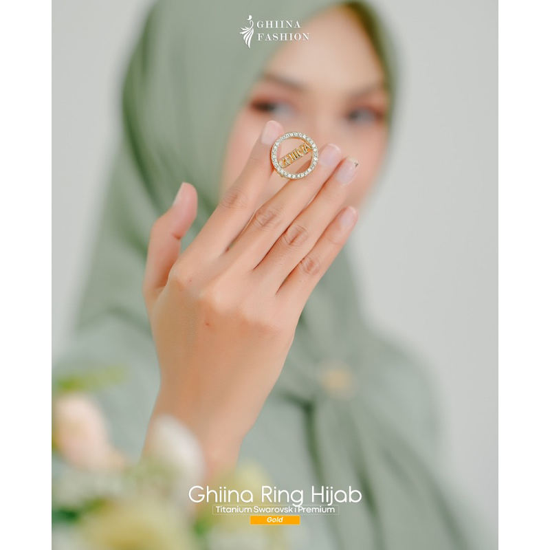 BROOCH GHIINA ✅ RING HIJAB GHIINA