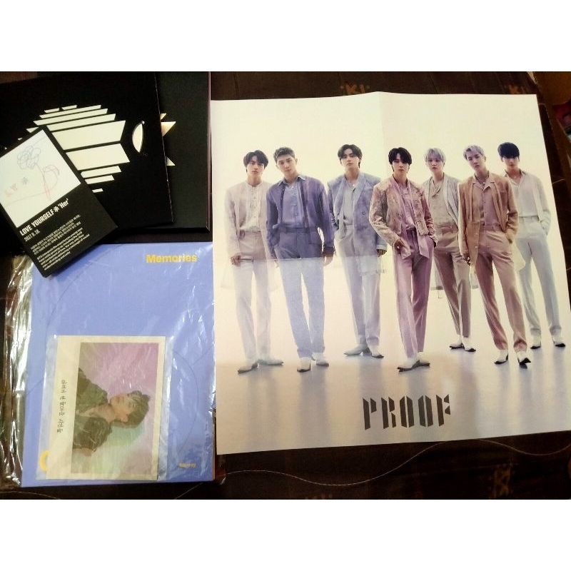 (READY) MERCH BTS OFFICIAL PROOF COMPACT & DVD BLUERAY