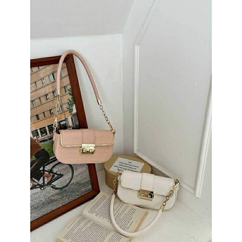 Tas Selempang Kulit Wanita Kecil Tas Hp Cewek Bahu Slingbag Rantai GC 8665