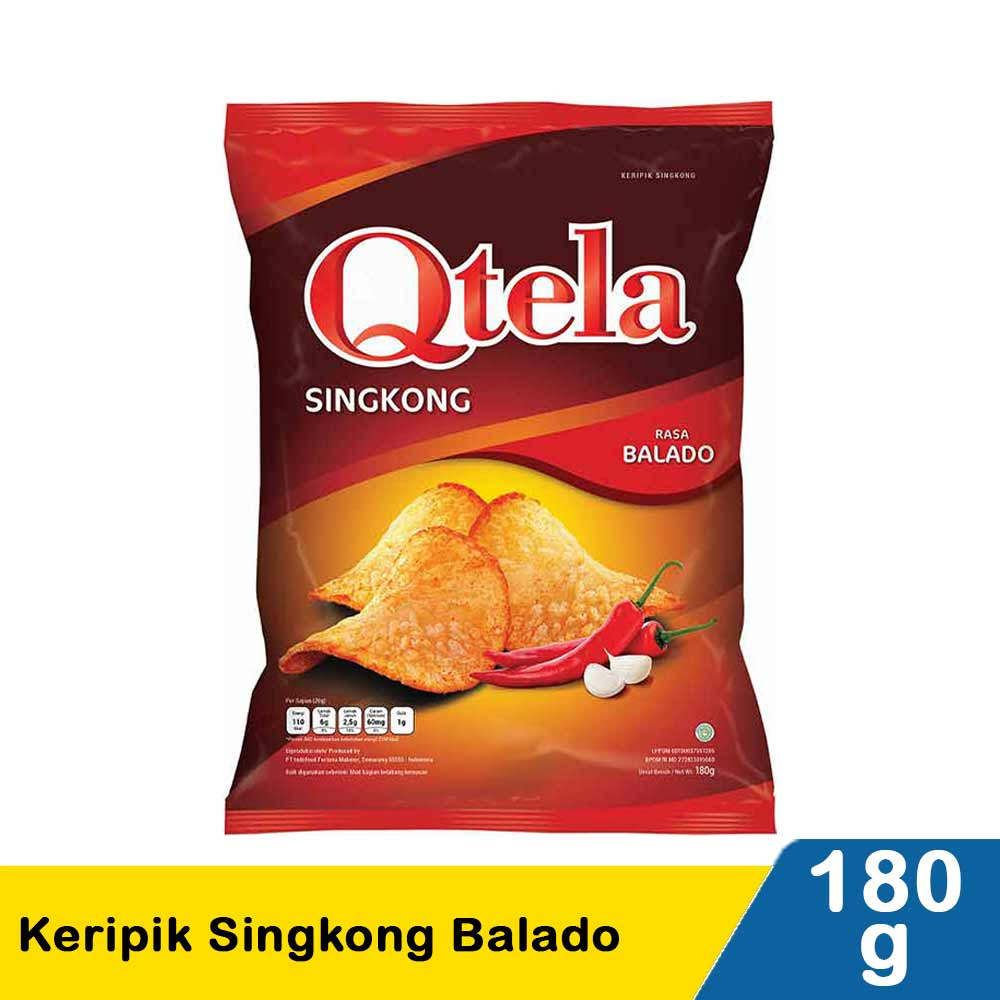 

Qtela Singkong Rasa Balado 180 gr