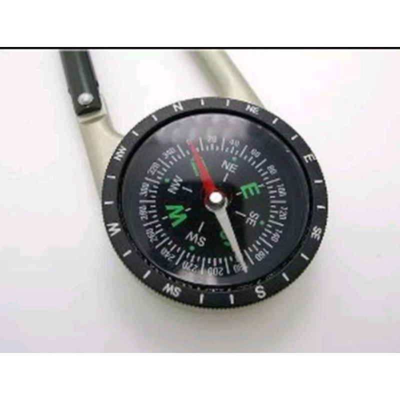 Kompas Karabiner/ Karabiner Kompas/ Penunjuk Arah Mata Angin