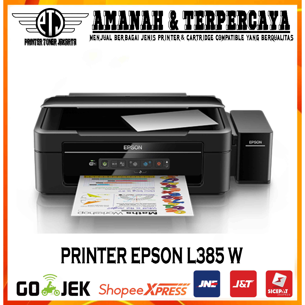 PRINTER EPSON L385W BEKAS BERKUALITAS