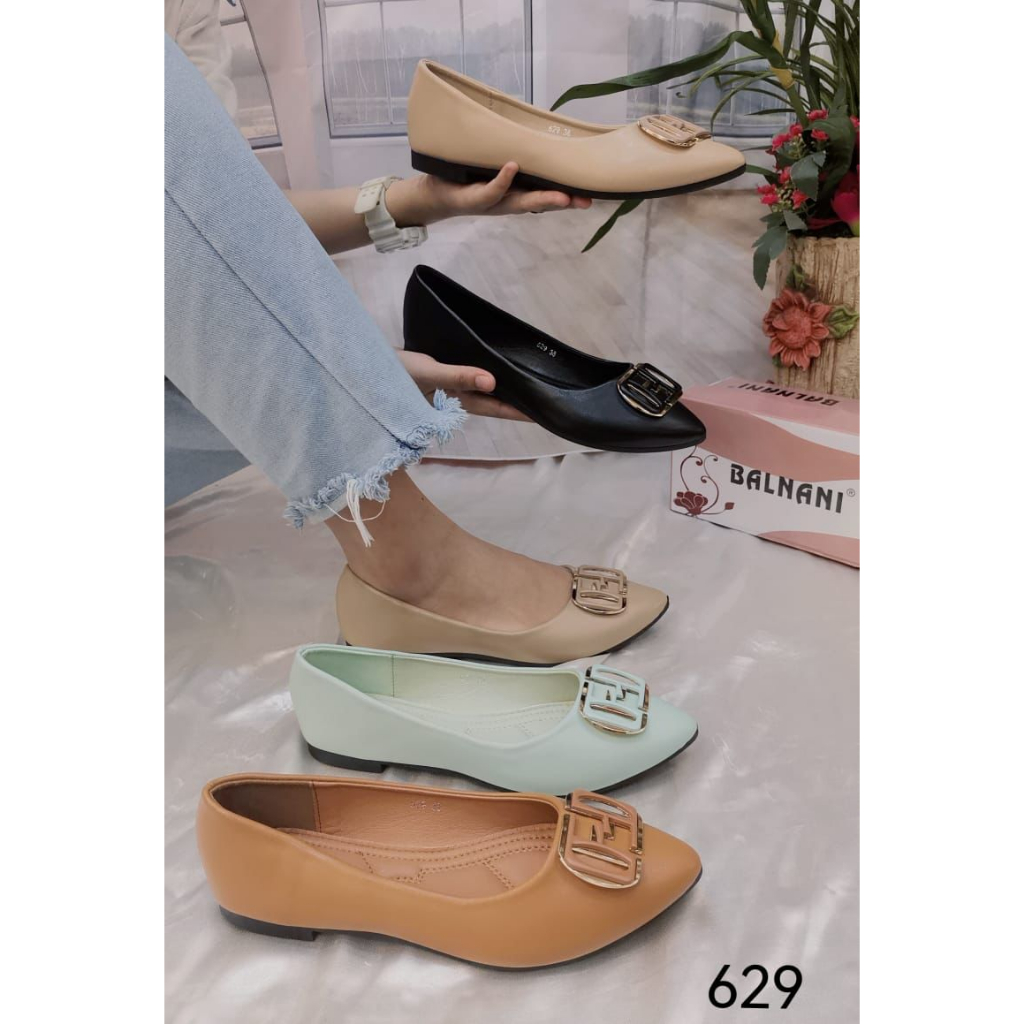 629  sepatu balet/flatshoes wanita kekinian