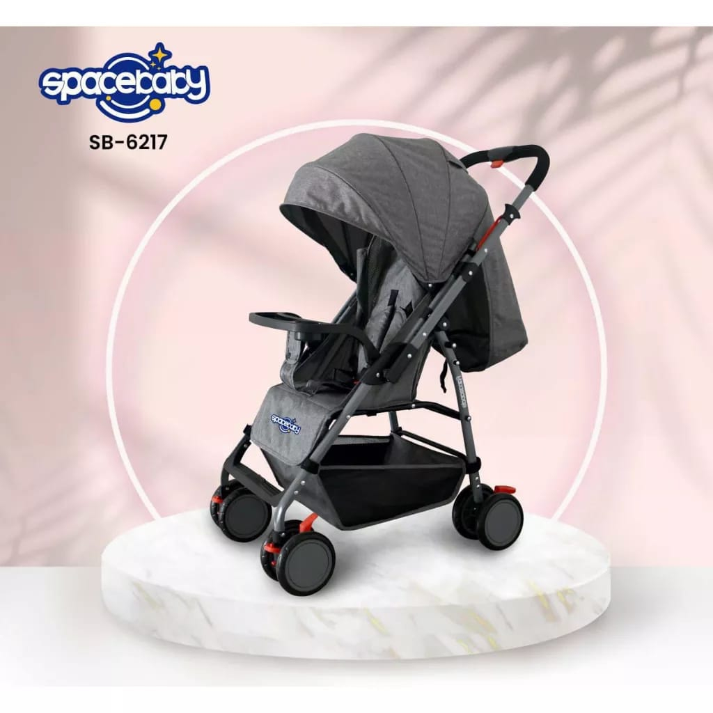 Spacebaby SB-6217 Stroller Reversible Stir / Kereta Dorong Anak