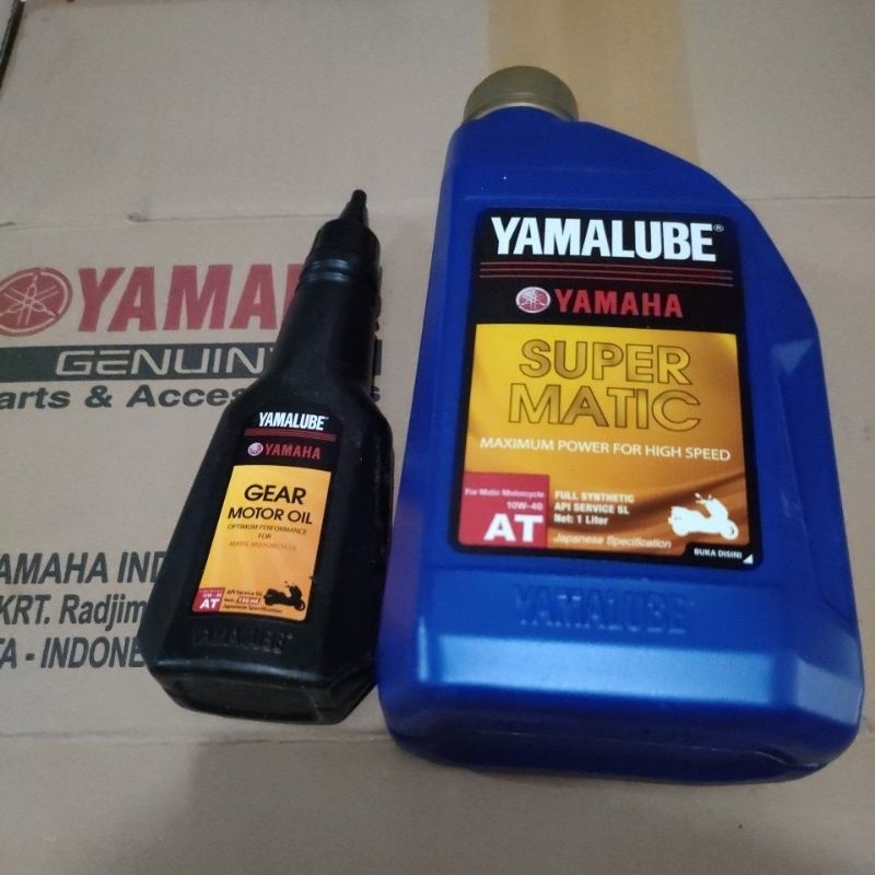 SET oli Super Matic Oli Gardan 150Ml yamalube oli mesin Nmax Lexi Aerox