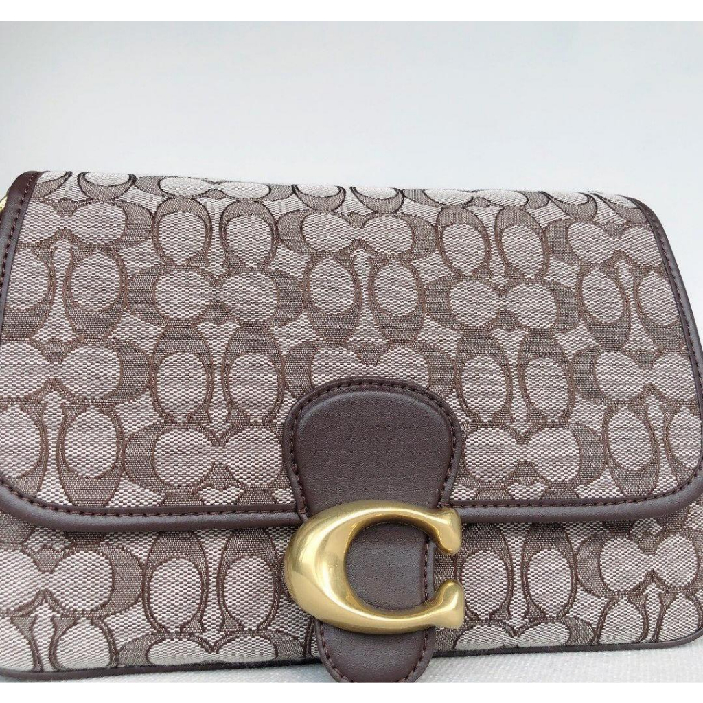 Original COACH C4821 C4823 CA105  Soft Tabby Shoulder Bag In Signature Jacquard