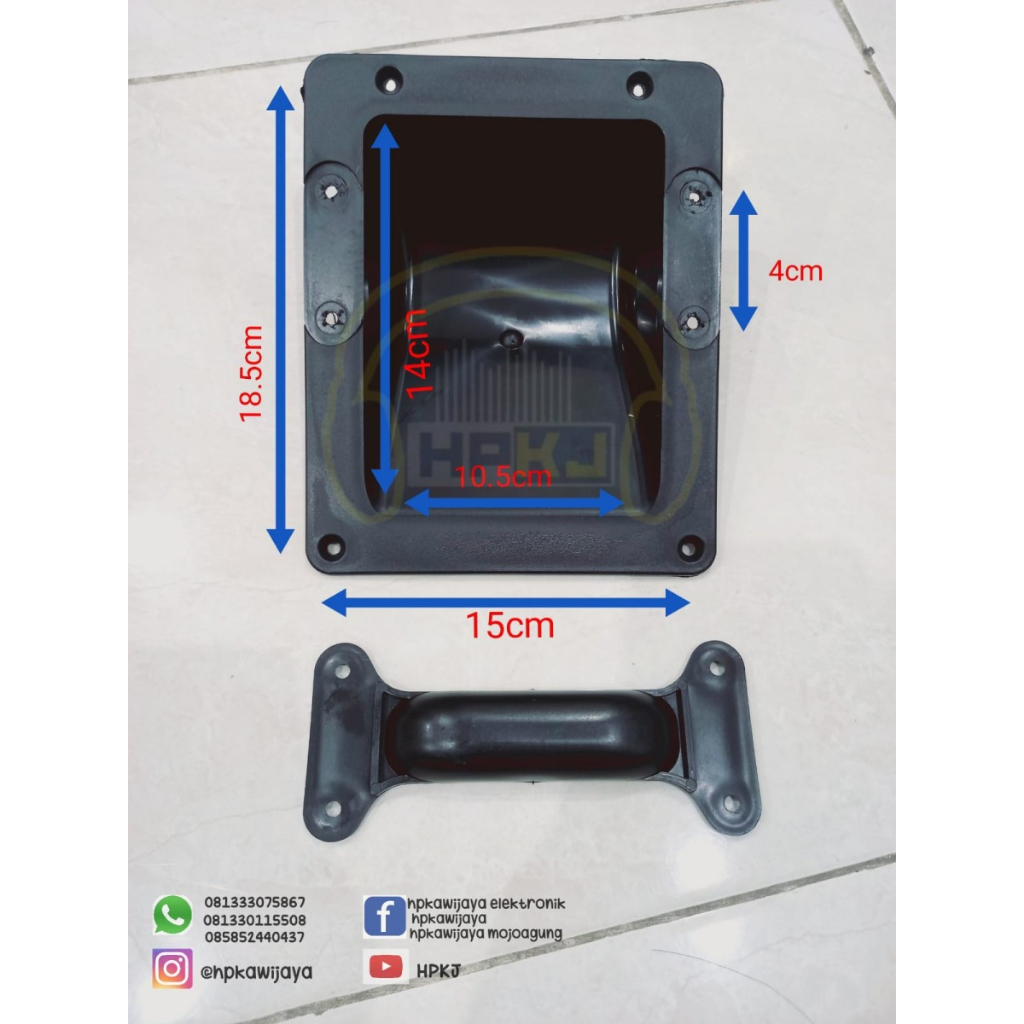 HANDLE BOX KOTAK SALON SPEAKER PVC handle box speaker plastik