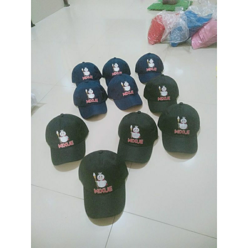 Topi Anak Laki-laki Perempuan Model Mixue Topi Mixue Anak Topi Anak Mixue