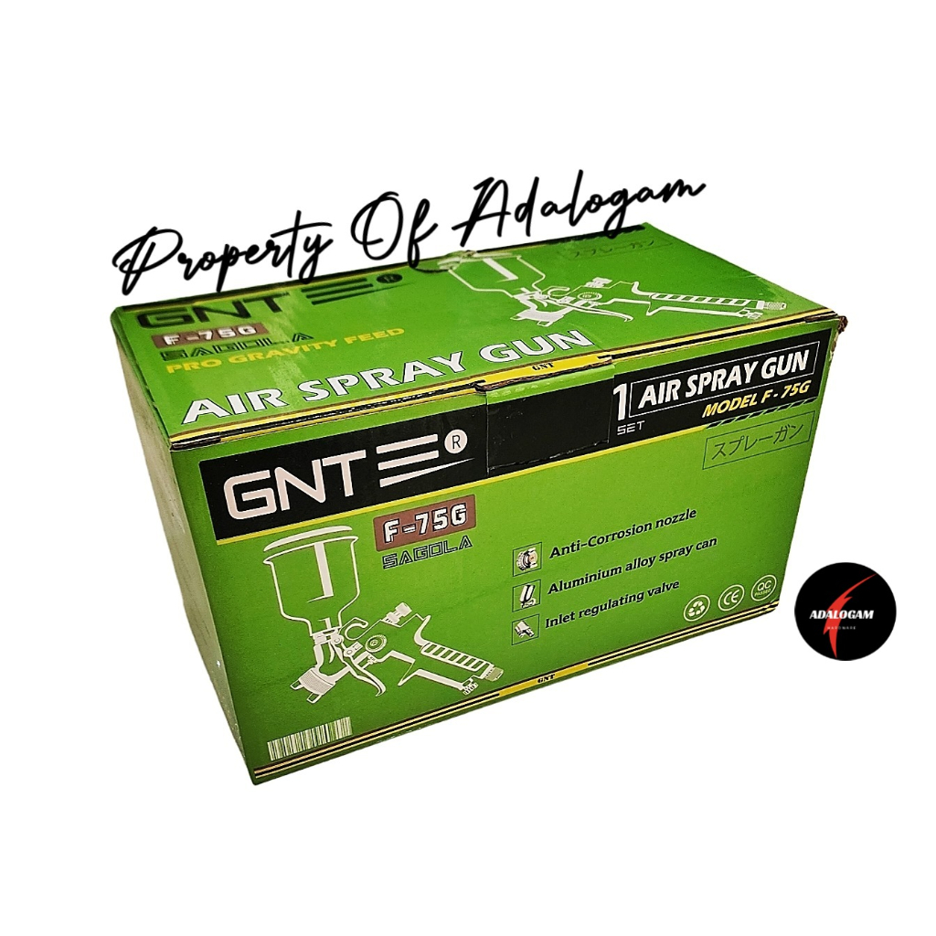 GNT F75G Spray Gun Tabung Atas - Alat Semprot Cat F75 G F 75 G