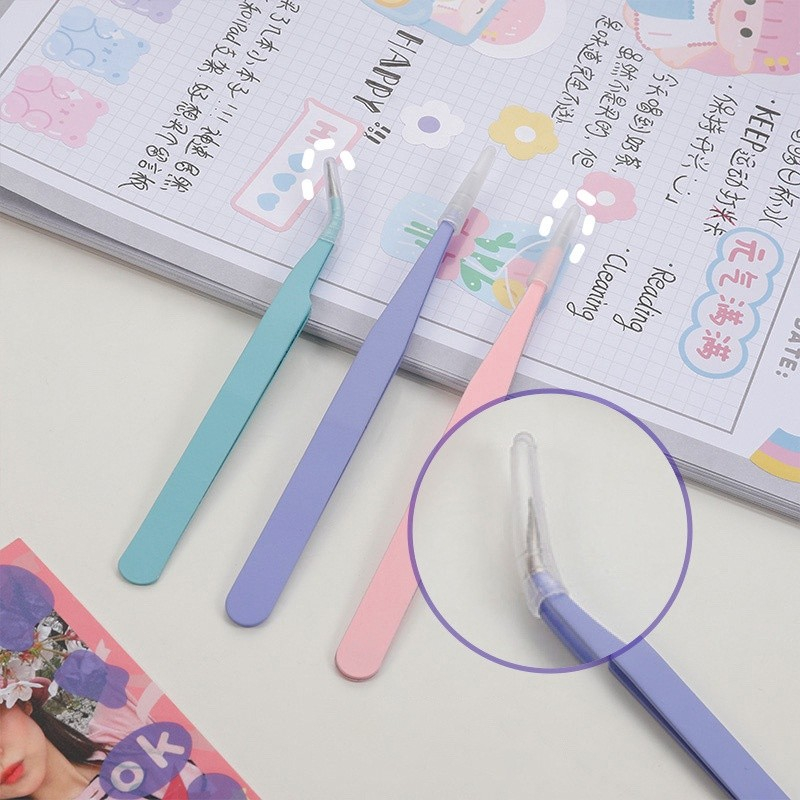 Pinset SATUAN Warna Warni Unboxing Kpop Colorful Color Ungu Lilac Blue Biru Pink Pastel Macaron Peralatan Perlengkapan Peralatan Stuff Tools Stiker Sticker Aesthetic Aestetik Cantik Deco Dekorasi Dekor Packing Termurah Murah Grosir Prakarya Malang