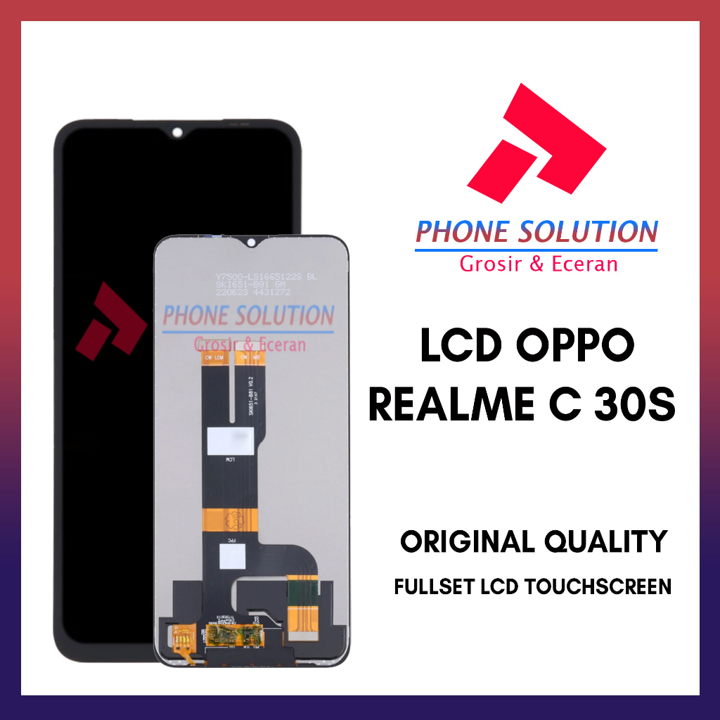 LCD Oppo Realme C 30s Fullset Touchscreen // Supplier LCD Garansi 1 Bulan