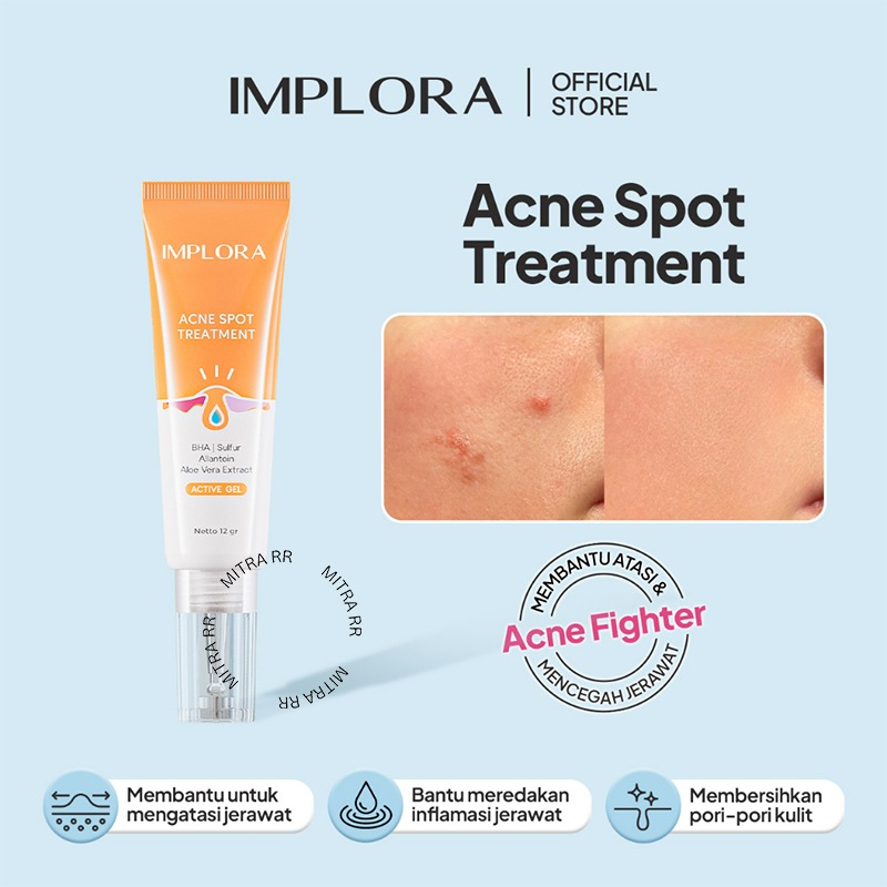 Implora Acne Spot Treatment Active Gel with Aloevera Extract