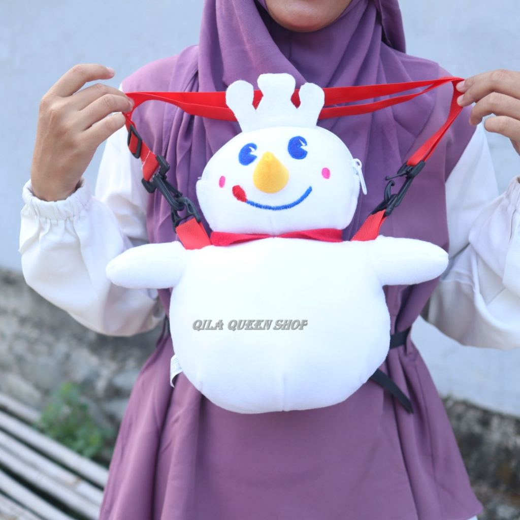 TAS SELEMPANG MIXUE KARAKTER BONEKA TERLARIS,  BISA COD