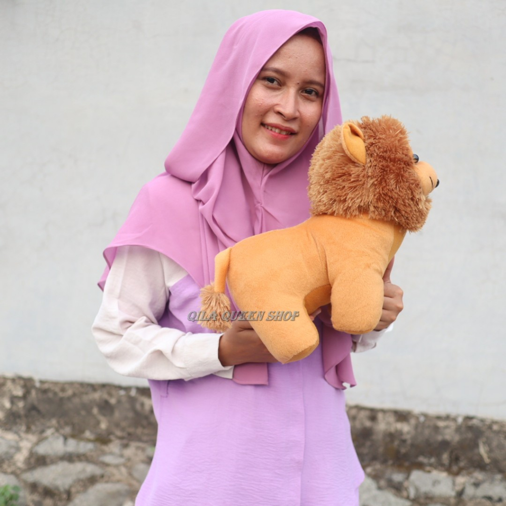 BONEKA SINGA L EKOR PENDEK, MURAH TERLARIS BISA COD