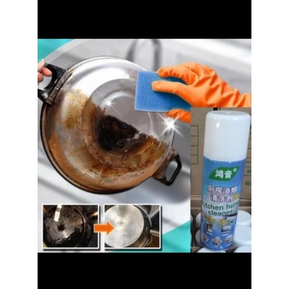 FMFIT pembersih dapur serbaguna kitchen foam cleaner spray fume bubble busa pembersih kerak wajan noda keramik crust panci mobil interio jaket multifungsi