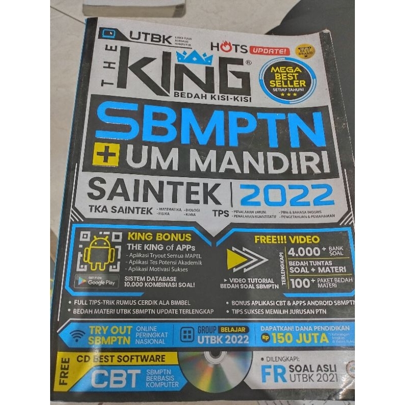 The King SBMPTN+UM SAINTEK 2022 Preloved