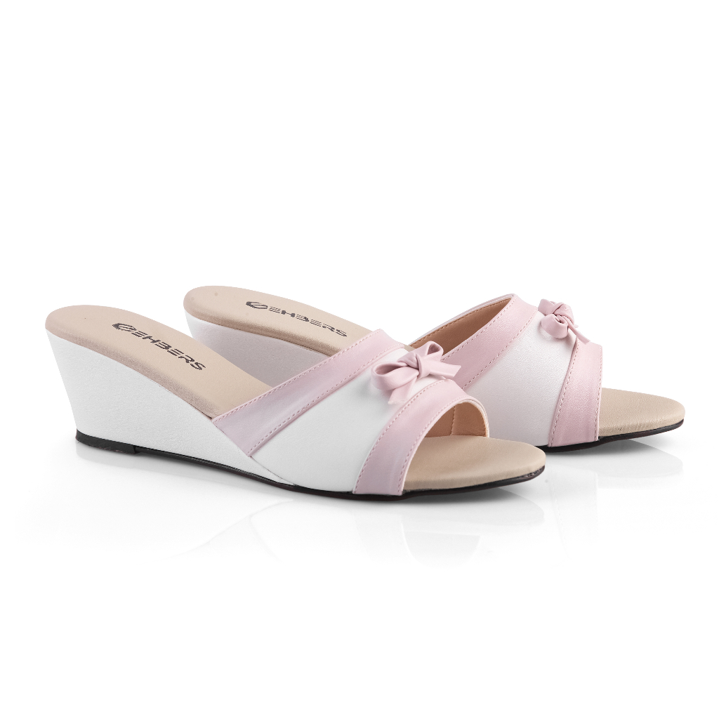 EHBERS EH 134 Sandal Wedges Wanita Pink Terbaru