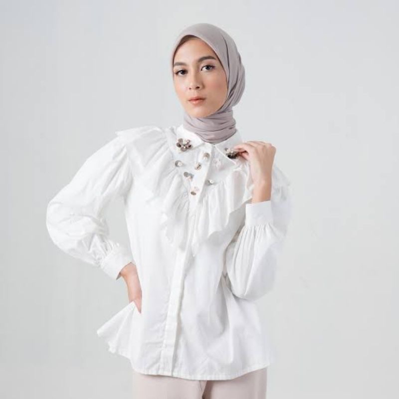 BRIA TOP WHITE JENNA&KAIA | NAVYA TOP JENNA&KAIA NEW READY SALE