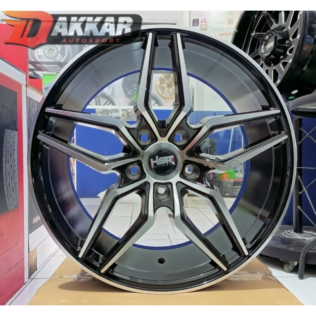 Velg Bmw Seri 3 Ring 18 Tipe Kumi Hsr Warna Black Polish Pelek Bmw R18 Twotone