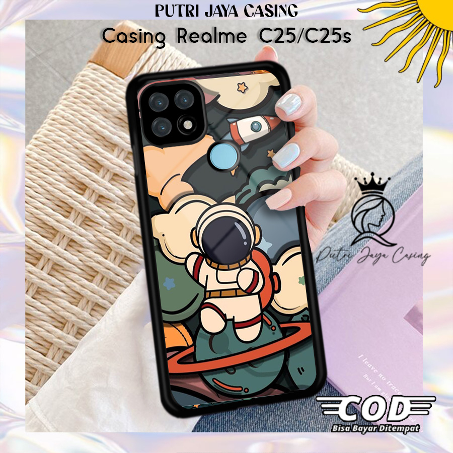 Case Hp Realme C25 C25s Casing Realme C25 C25s Motif ASTROCUTE Casing Terbaru Case Karakter Lucu Ker