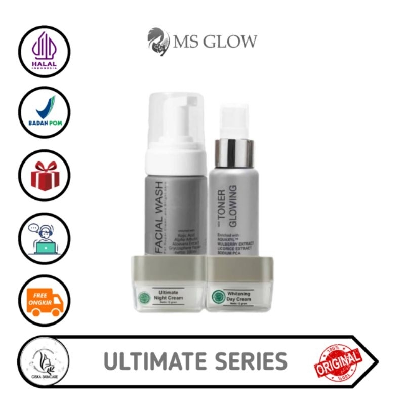 MS GLOW ULTIMATE SERIES - MS GLOW PAKET ULTIMATE ORIGINAL 100%