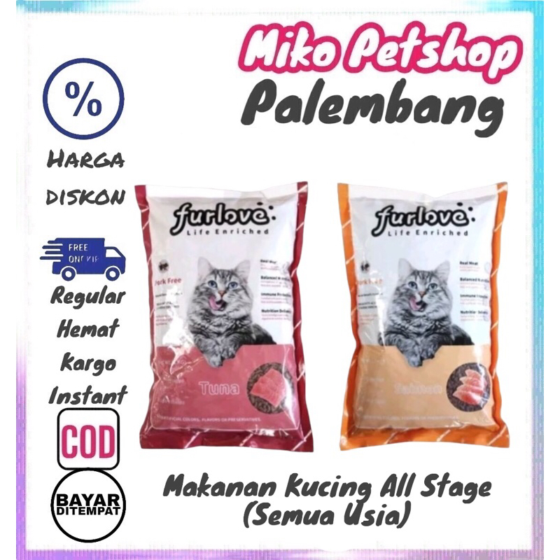 Makanan Kucing All stage FURLOVE 1kg