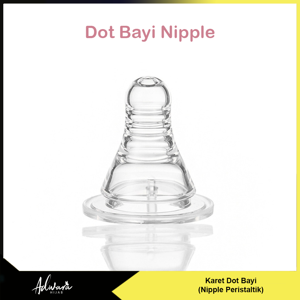 Karet Dot Nipple Peristaltic / Dot Bayi Slim Neck Nipple Bpa Free Pigeon