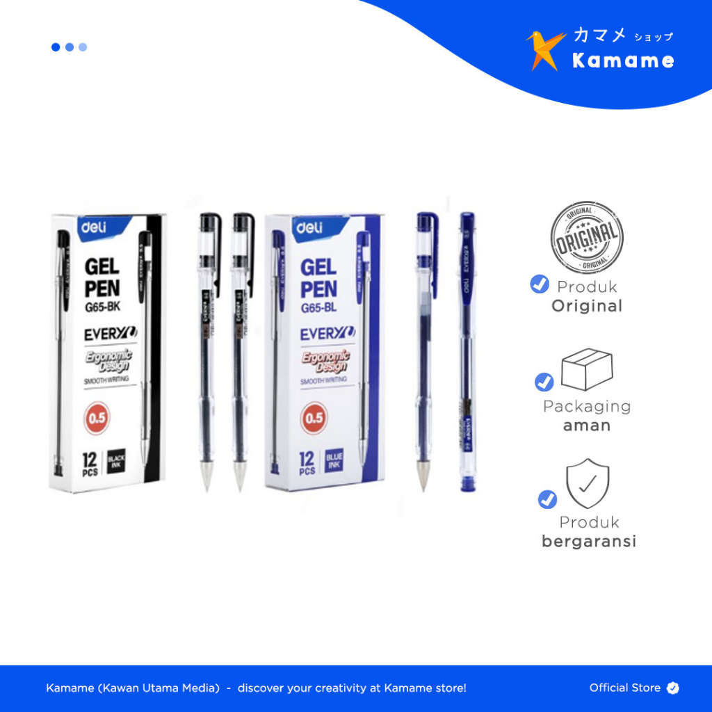 

Deli Gel Pen - Business Profesional 0.5mm G65 - Kamame