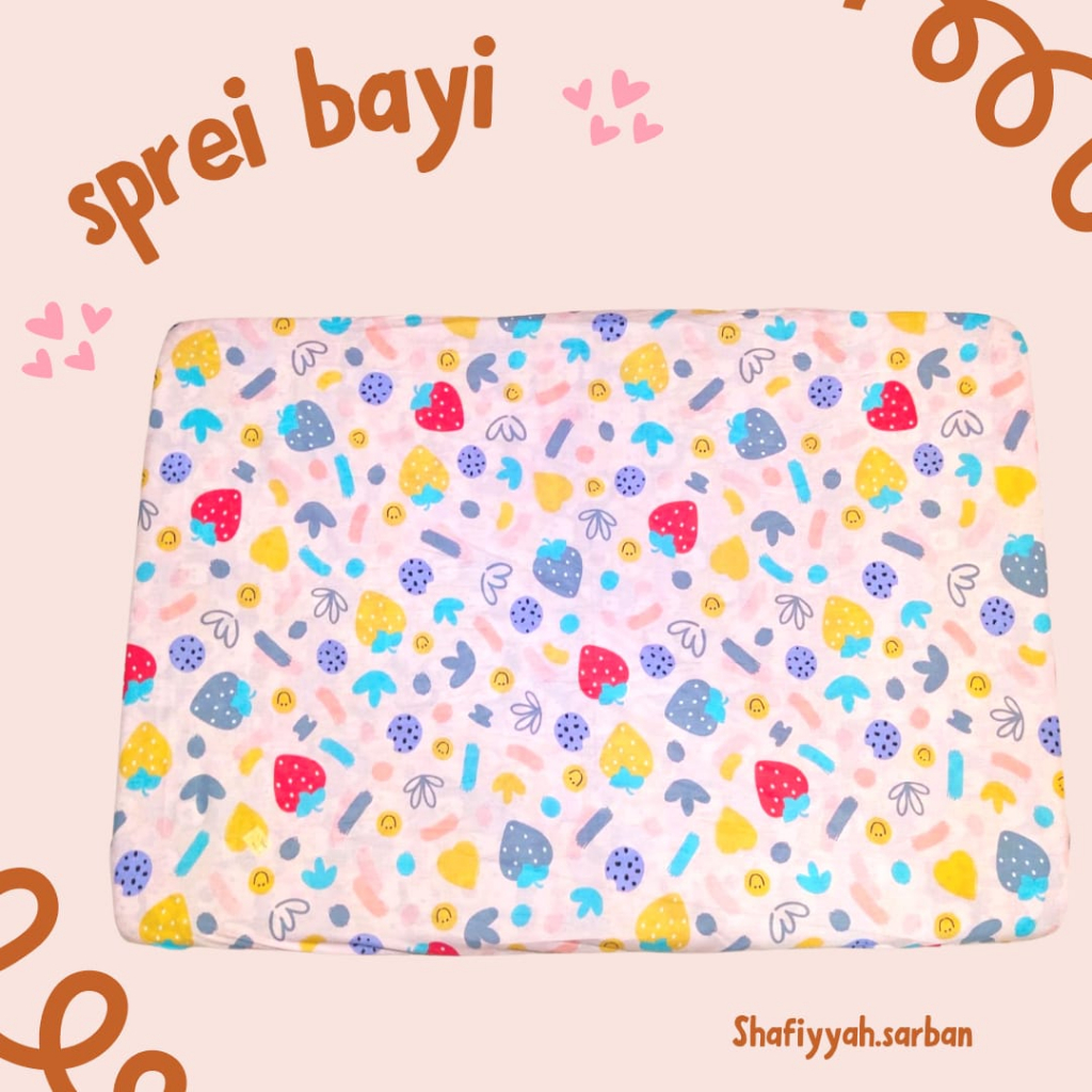 Sprei kasur Bayi/ Sprei Baby Box Motif Lucu Bahan Halus Dan Nyaman