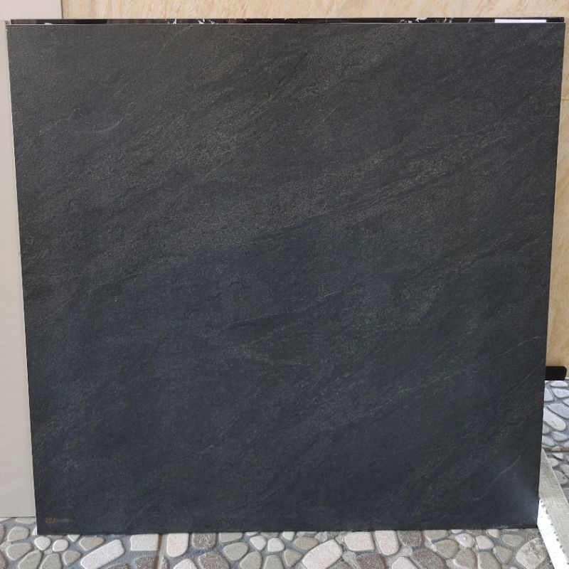 Granit Lantai Hitam Kasar 60x60 Arna Stella Black Pare Kediri