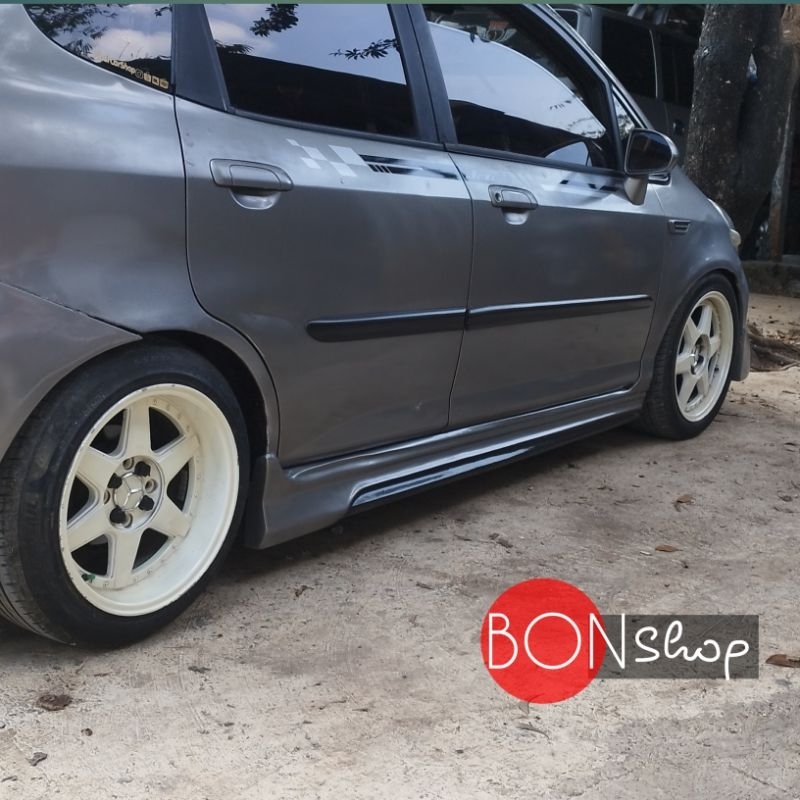 [Bisa COD] Sideskirt Bodykit Samping Honda Jazz GD3 Idsi Vtec Tahun 2004-2008