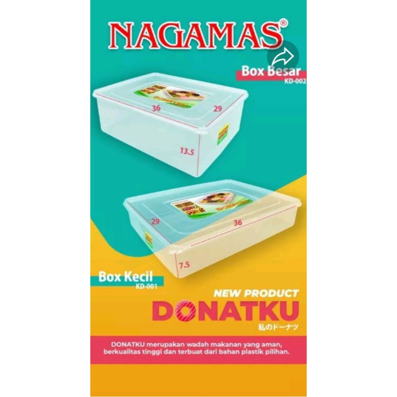 Kotak Donat Besar Ukuran 15200 Nagamas