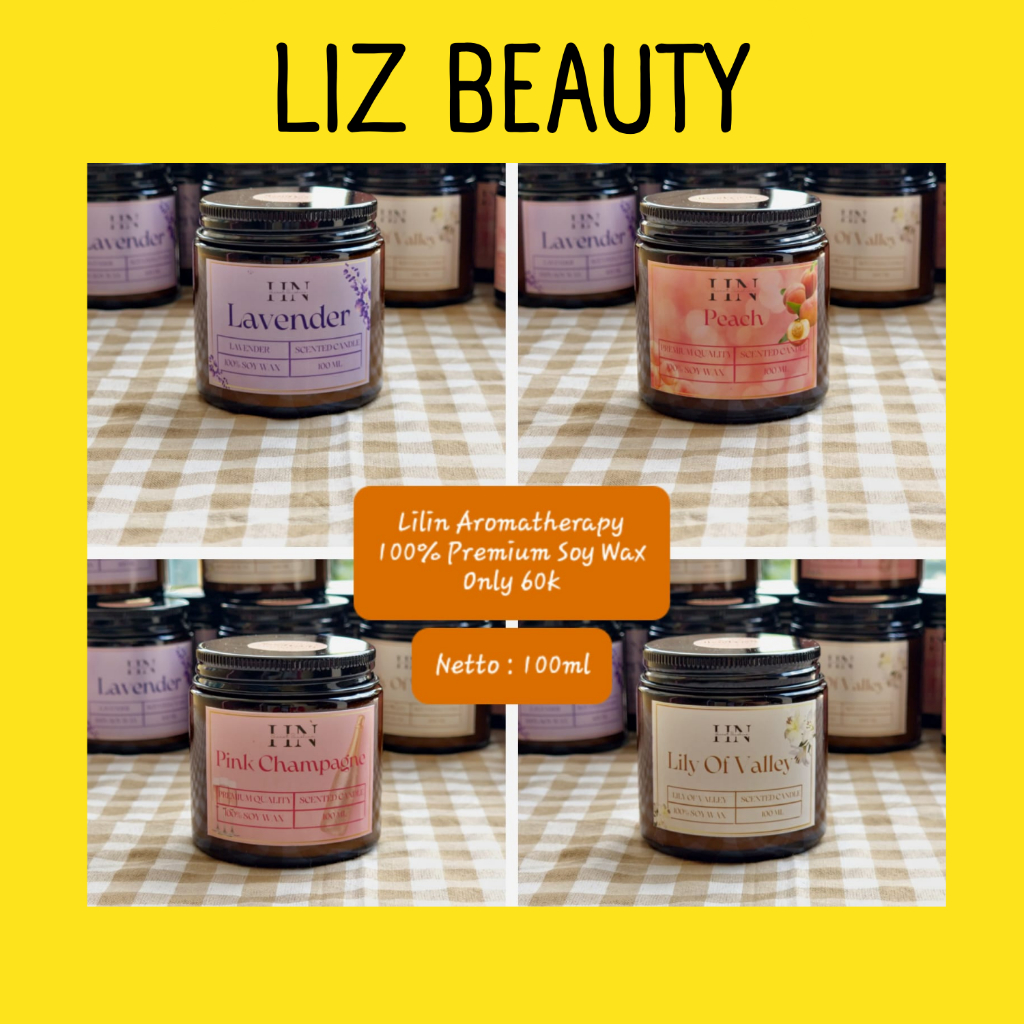 [SECRET SUNSHINE] Aromatherapy Scented Candle PREMIUM SOY WAX - Lilin - Aromaterapi - Pewangi - Soya - Wax - 100ml